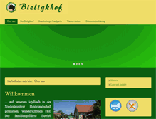Tablet Screenshot of landhotel-biberburg.de
